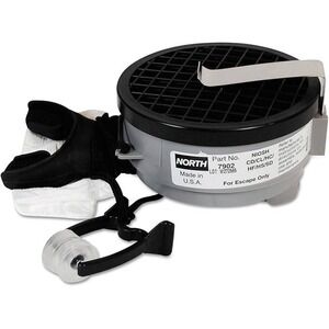 Honeywell North 7902 Acid Gas Mouthpiece Escape Respirator NIOSH Approved New